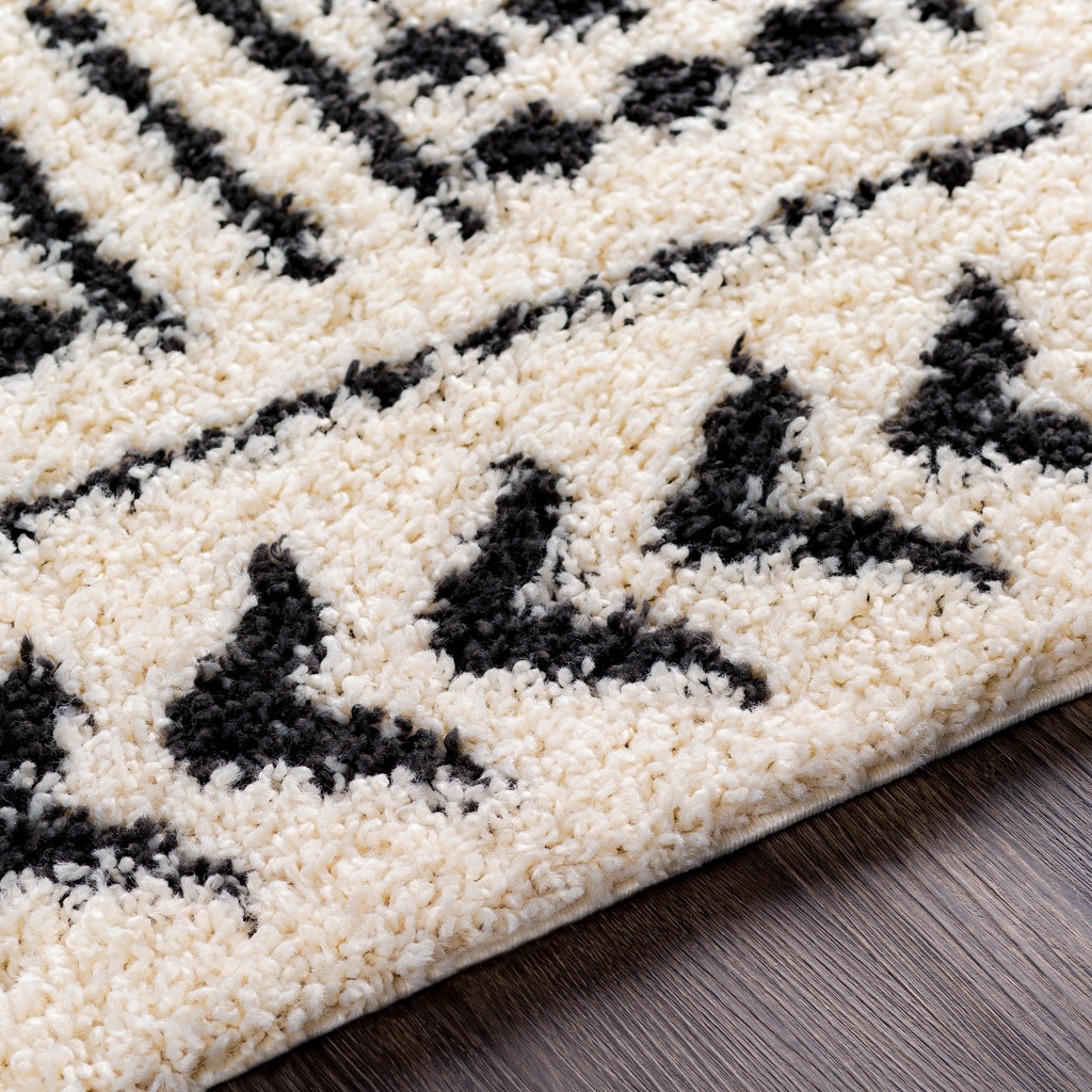 surya beni shag bsh 2305 cream rug