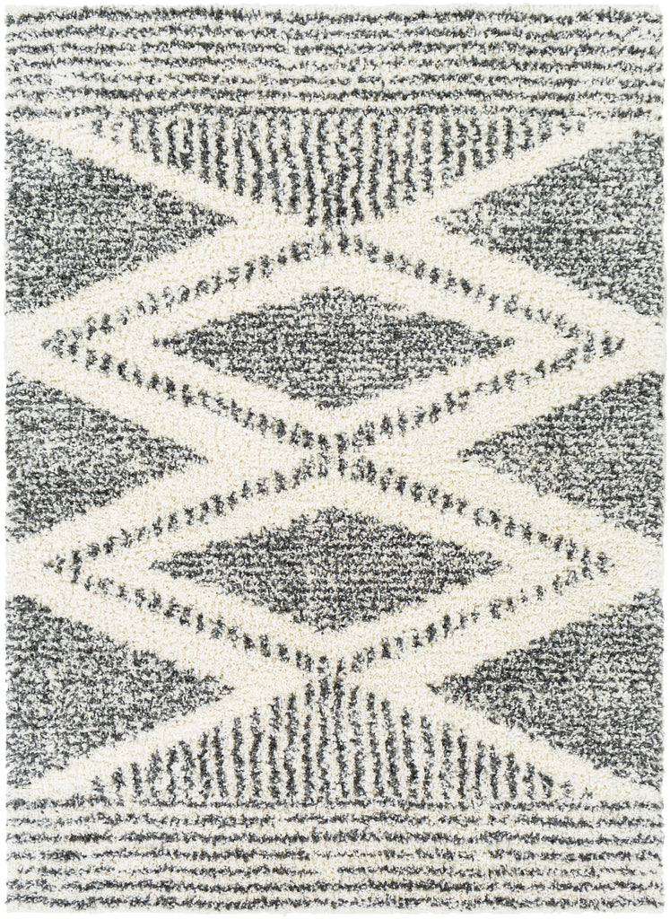 surya rug co deluxe shag dxs 2309 charcoal rug