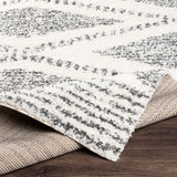 surya rug co deluxe shag dxs 2309 charcoal rug