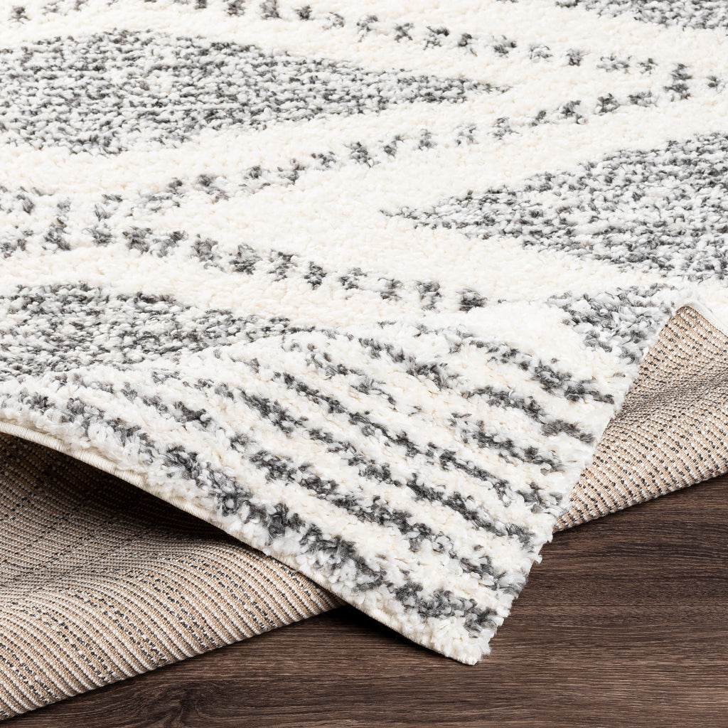 surya rug co deluxe shag dxs 2309 charcoal rug
