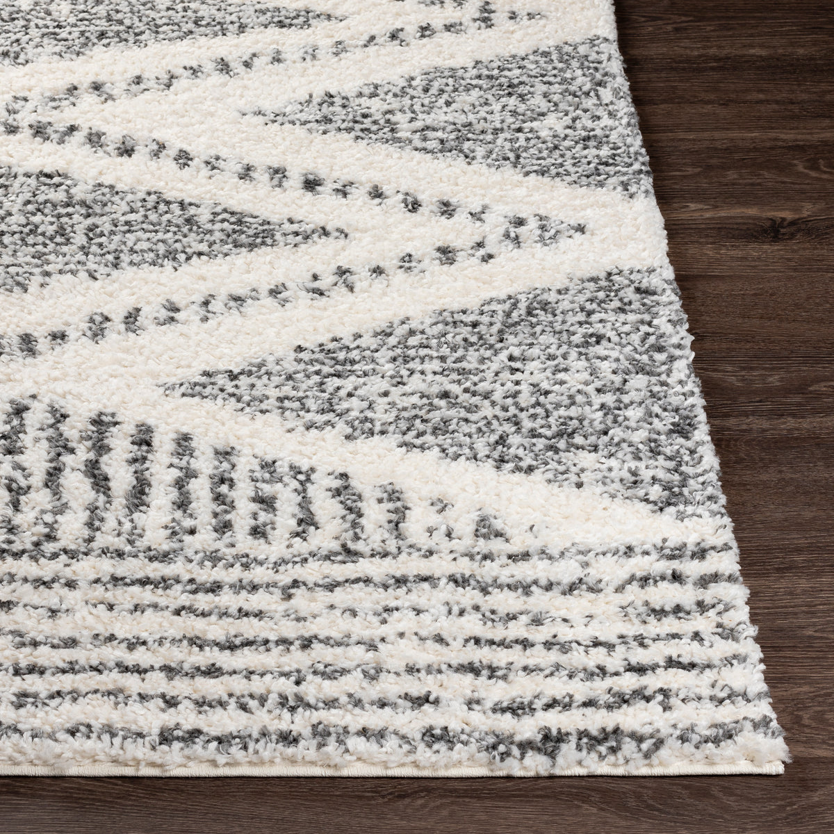 surya rug co deluxe shag dxs 2309 charcoal rug