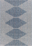 Contemporary Surya Rug Co. Eagean Bright Blue Rug | Bright Blue Rugs | Rugs Done Right 