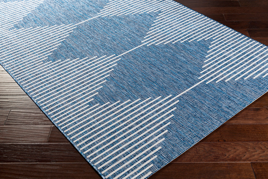 Contemporary Surya Rug Co. Eagean Bright Blue Rug | Bright Blue Rugs | Rugs Done Right 