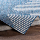 Rectangular Surya Rug Co. Eagean Bright Blue Rug | Geometric Rugs | Rugs Done Right 