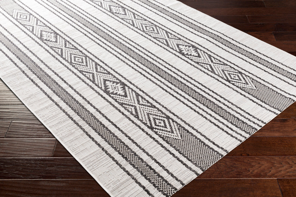 Surya Rug Co. Eagean Black Rug | Black Rugs | Rugs Done Right 