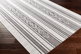 Surya Rug Co. Eagean Black Rug | Rectangular Rugs | Rugs Done Right 
