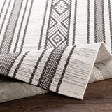 Surya Rug Co. Eagean Black Rug | Gray Rugs | Rugs Done Right 