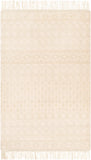 surya farmhouse tassels fts 2305 white rug