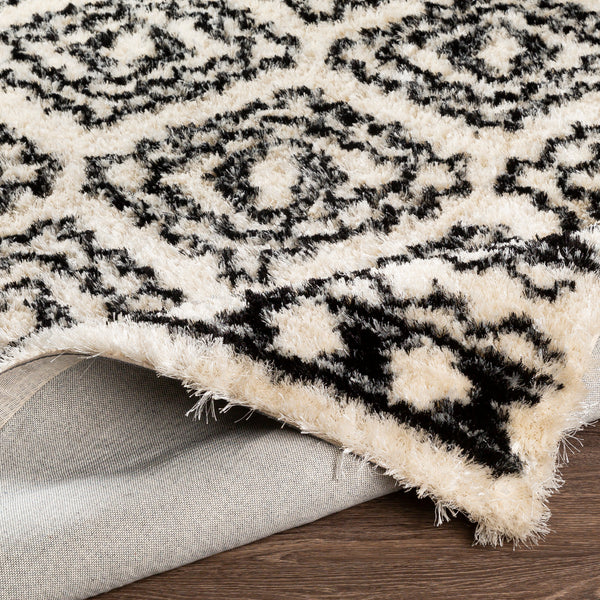 Surya Rug Co. Gibraltar Black Rug | Global Inspired Rugs | Rugs Done Right 