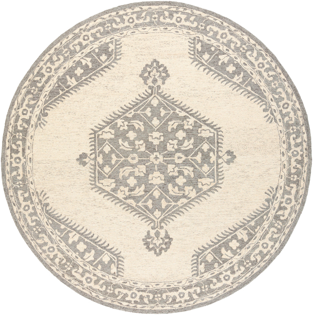 surya granada gnd 2307 medium gray rug