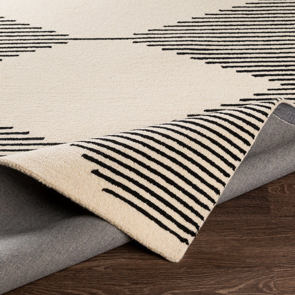 surya rug co granada gnd 2331 black rug