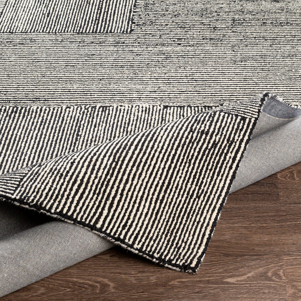 Rectangular Surya Rug Co. Maroc Black Rug | Black Rugs | Rugs Done Right