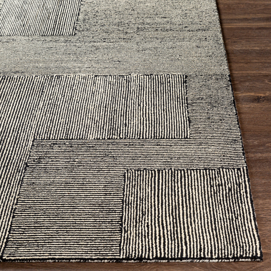 Rectangular Surya Rug Co. Maroc Black Rug | Black Rugs | Rugs Done Right