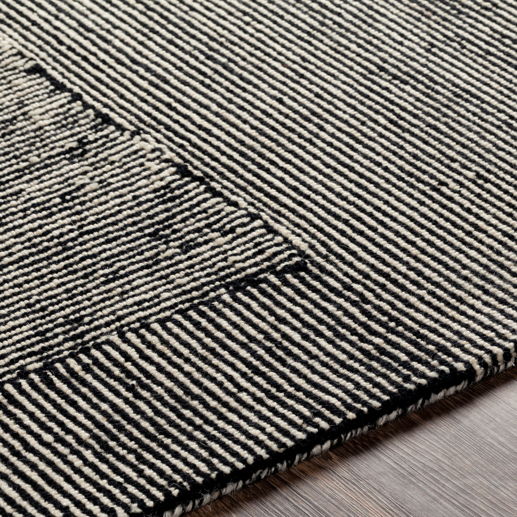 Rectangular Surya Rug Co. Maroc Black Rug | Black Rugs | Rugs Done Right