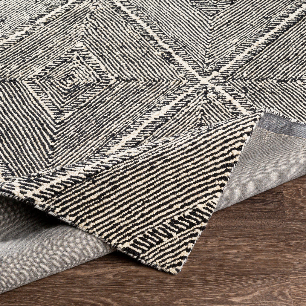 surya rug co maroc mar 2322 black rug
