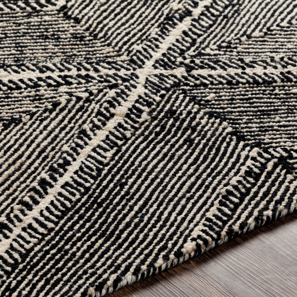 surya rug co maroc mar 2322 black rug