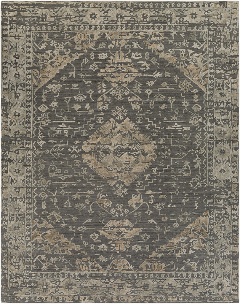 surya rug co makalu mkl 2308 medium gray rug