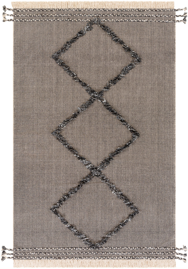 surya rug co palo alto pla 2301 black rug