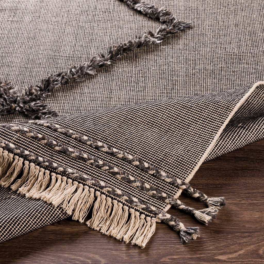 surya rug co palo alto pla 2301 black rug