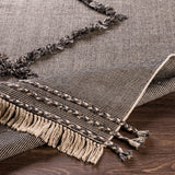 surya rug co palo alto pla 2301 black rug