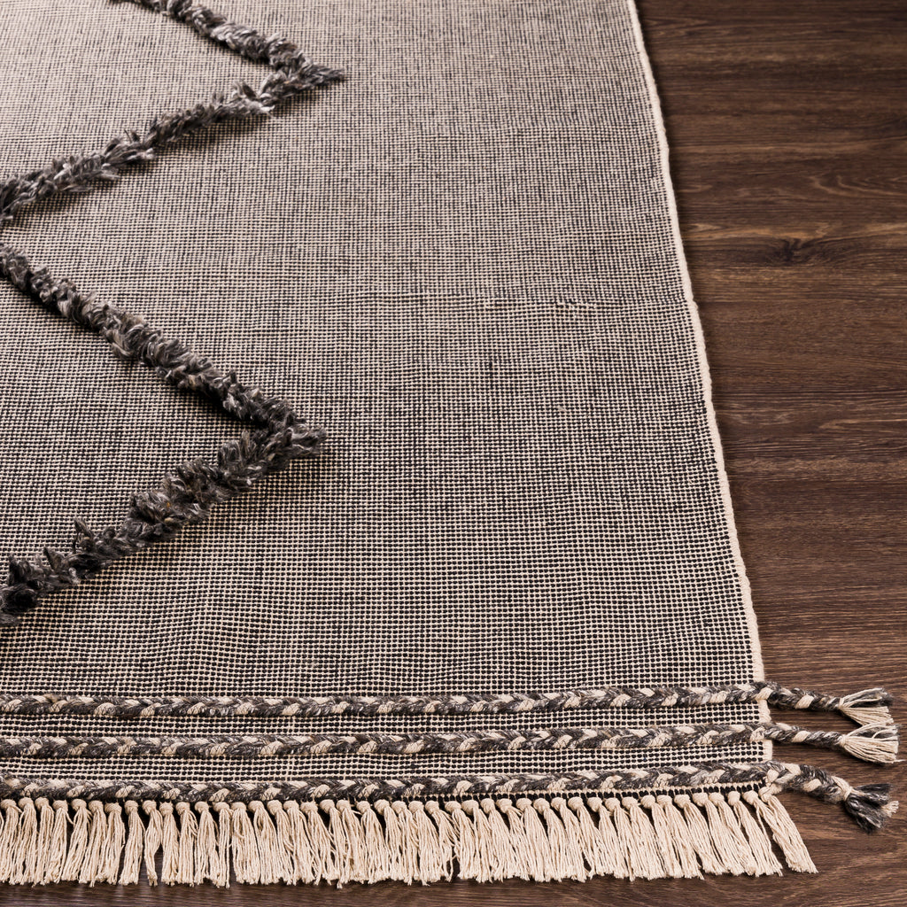 surya rug co palo alto pla 2301 black rug