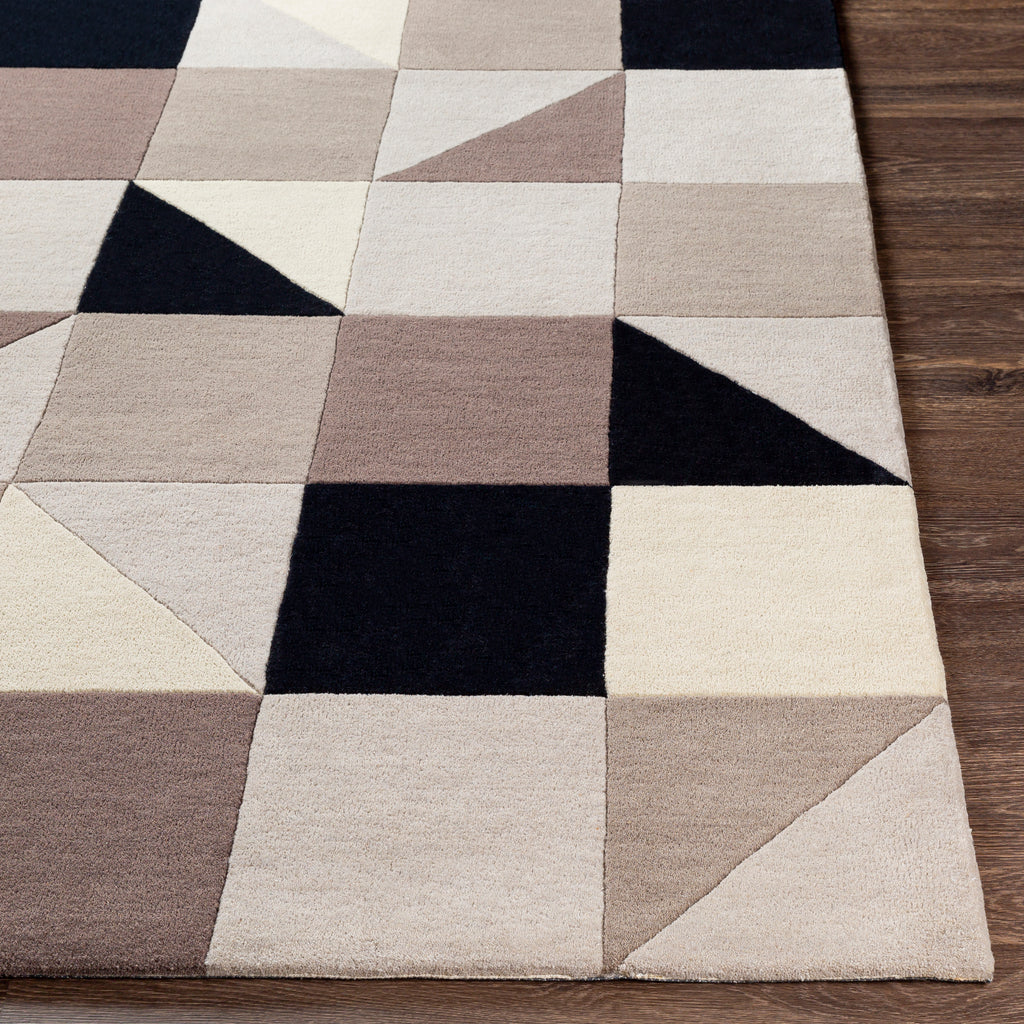 surya rug co queens qun 2301 black rug