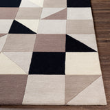 surya rug co queens qun 2301 black rug