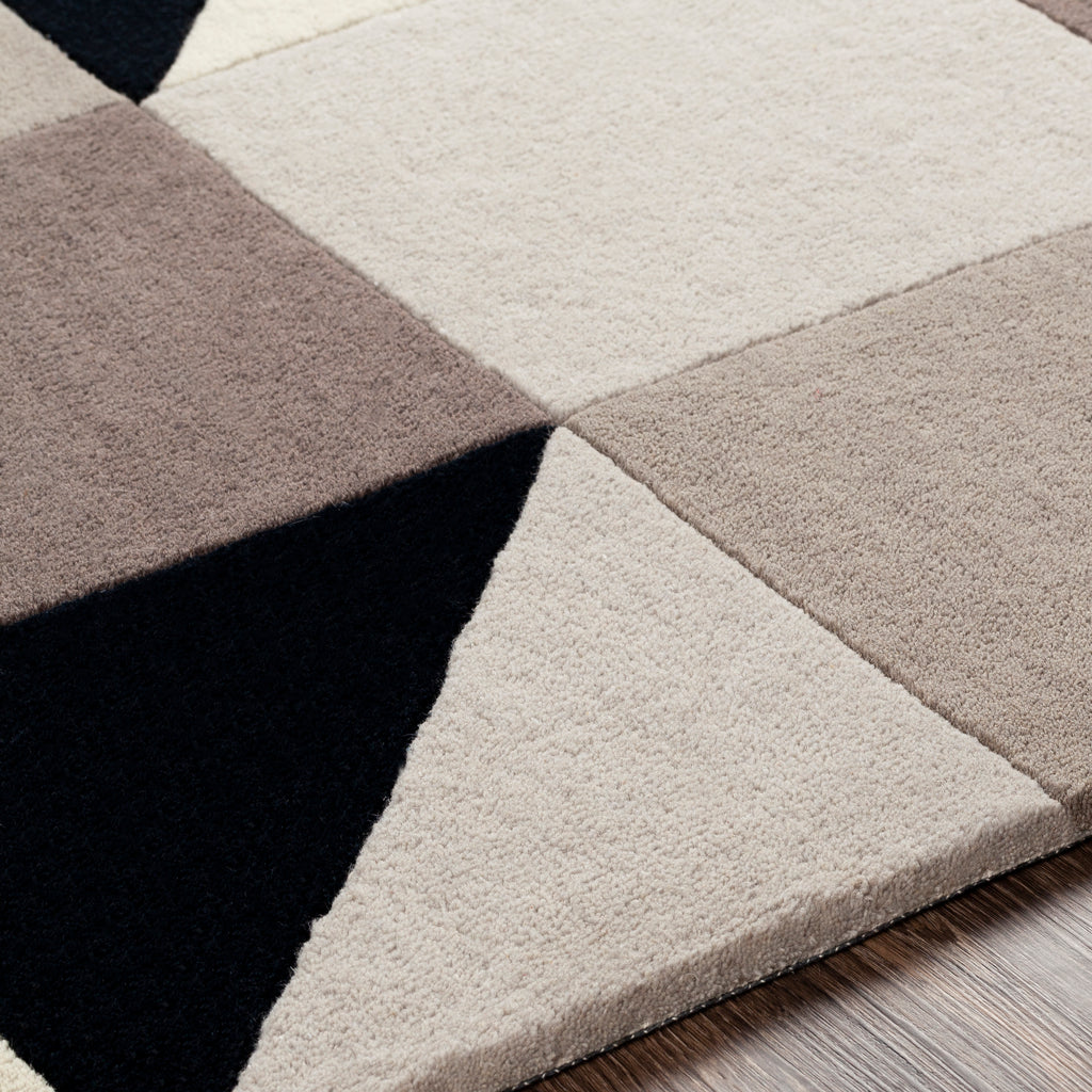surya rug co queens qun 2301 black rug