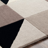 surya rug co queens qun 2301 black rug