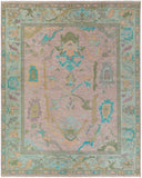 surya rug co ushak usk 2302 peach rug