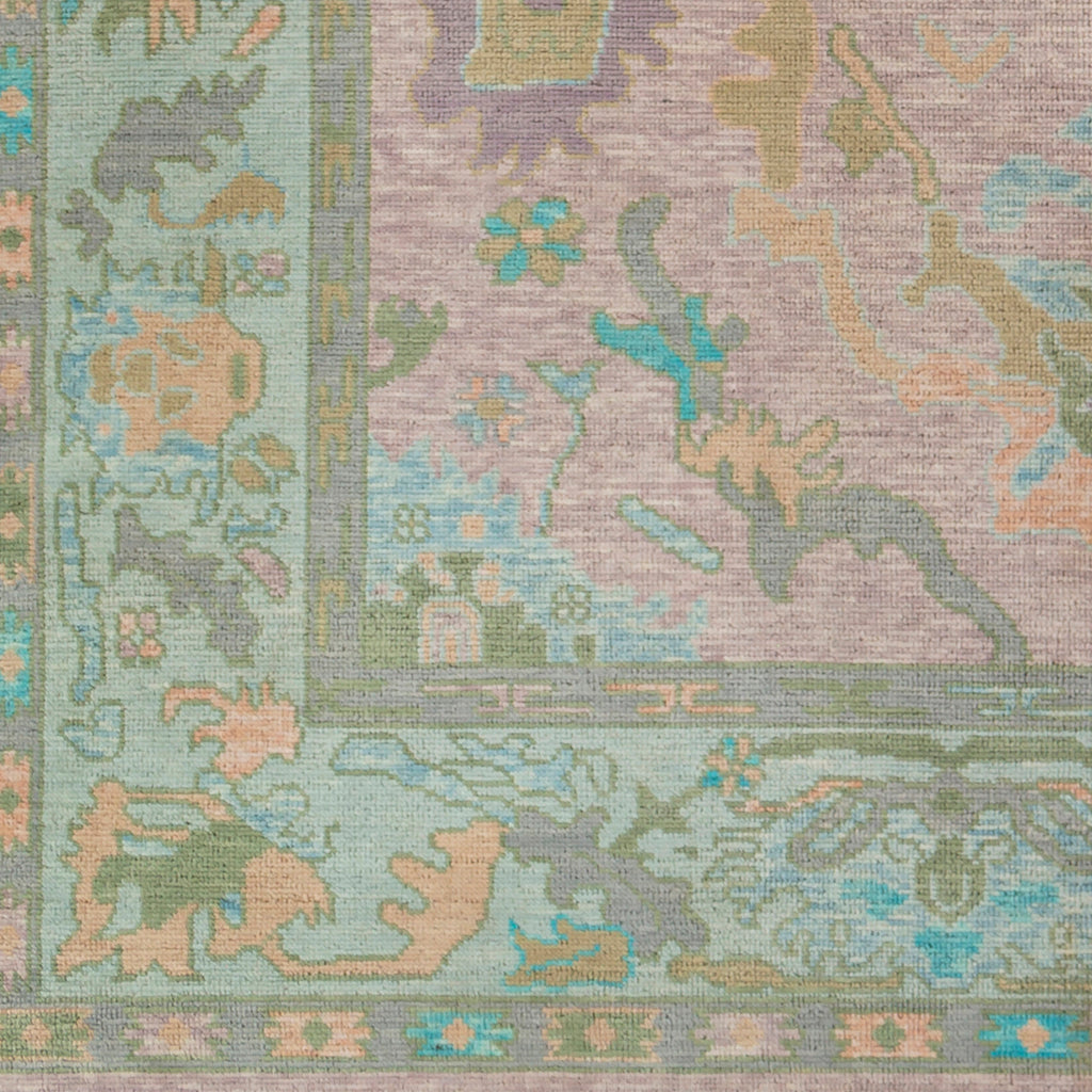 surya rug co ushak usk 2302 peach rug