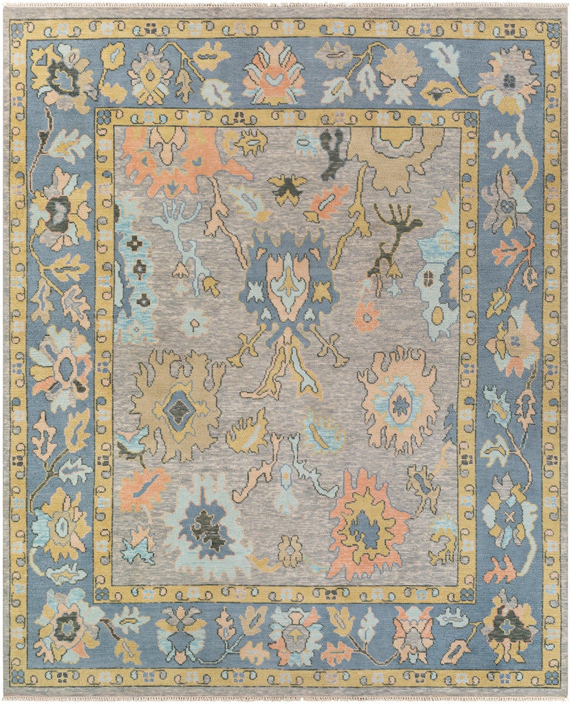 surya rug co ushak usk 2303 blue rug