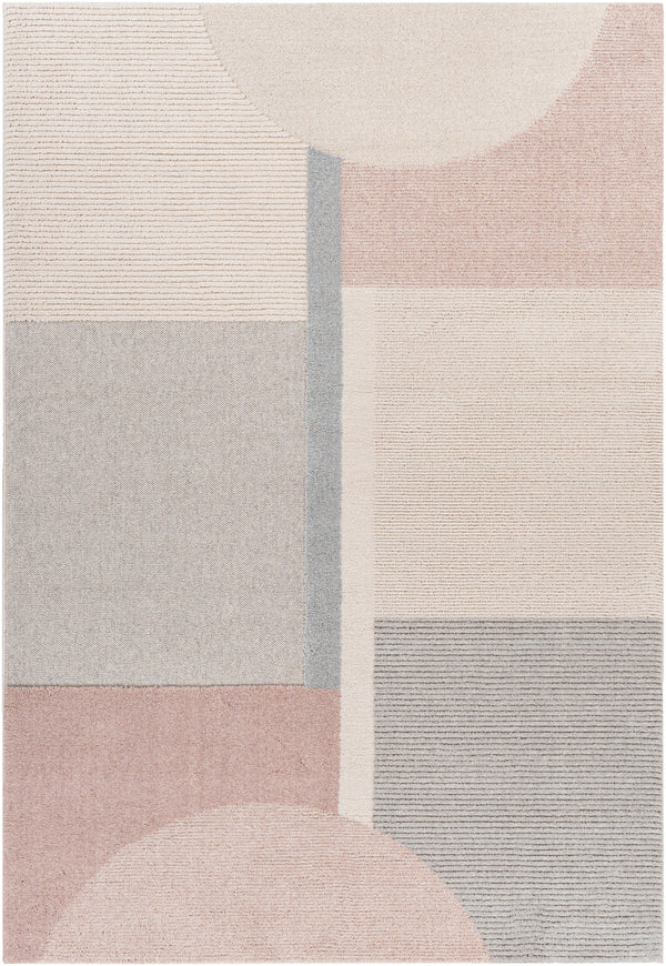 surya rug co flux xuf 1001 pale pink rug