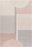 surya rug co flux xuf 1001 pale pink rug