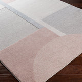 surya rug co flux xuf 1001 pale pink rug