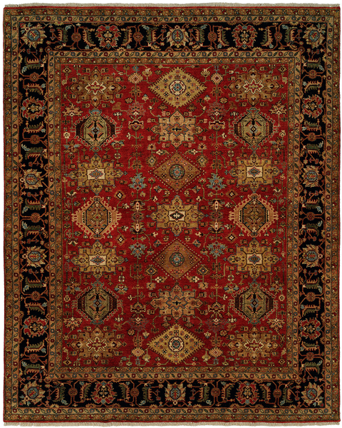 Rugs Done Right Palmer S93 Red Ebony Rug
