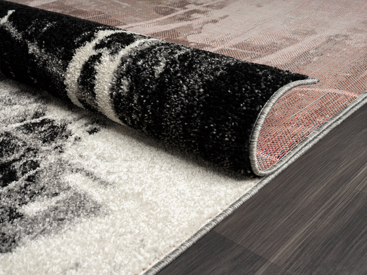 kalaty rug co solstice sc 063 black & white rug