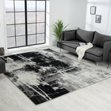 kalaty rug co solstice sc 063 black & white rug