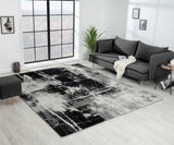 kalaty rug co solstice sc 063 black & white rug