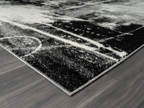 kalaty rug co solstice sc 063 black & white rug