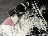 kalaty rug co solstice sc 063 black & white rug