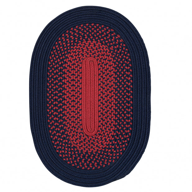 colonial mills seadog bright se01 navy red rug