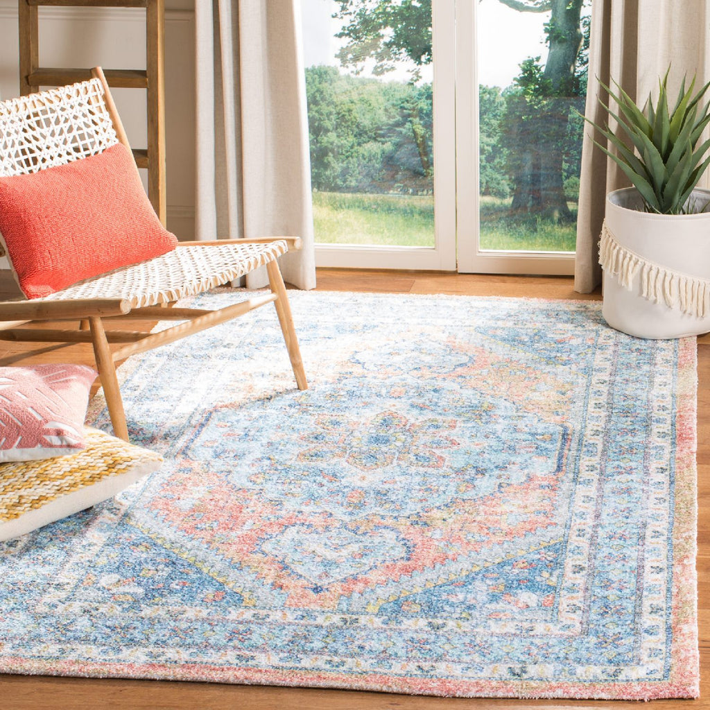 Safavieh Clearance Saffron SFN559M Blue Rug