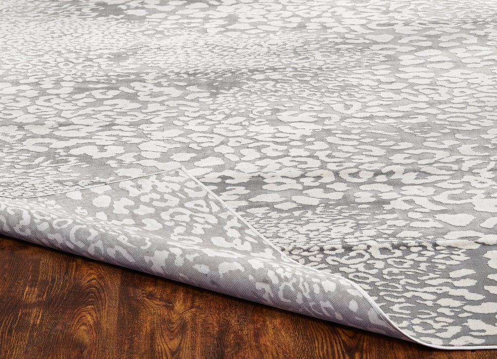 Rugs Done Right Stow SE27 Light Grey Leopard Rug