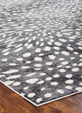 Rugs Done Right Stow SE28 Charcoal Spotted Rug