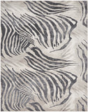 Rugs Done Right Stow SE30 Charcoal Zebra Rug