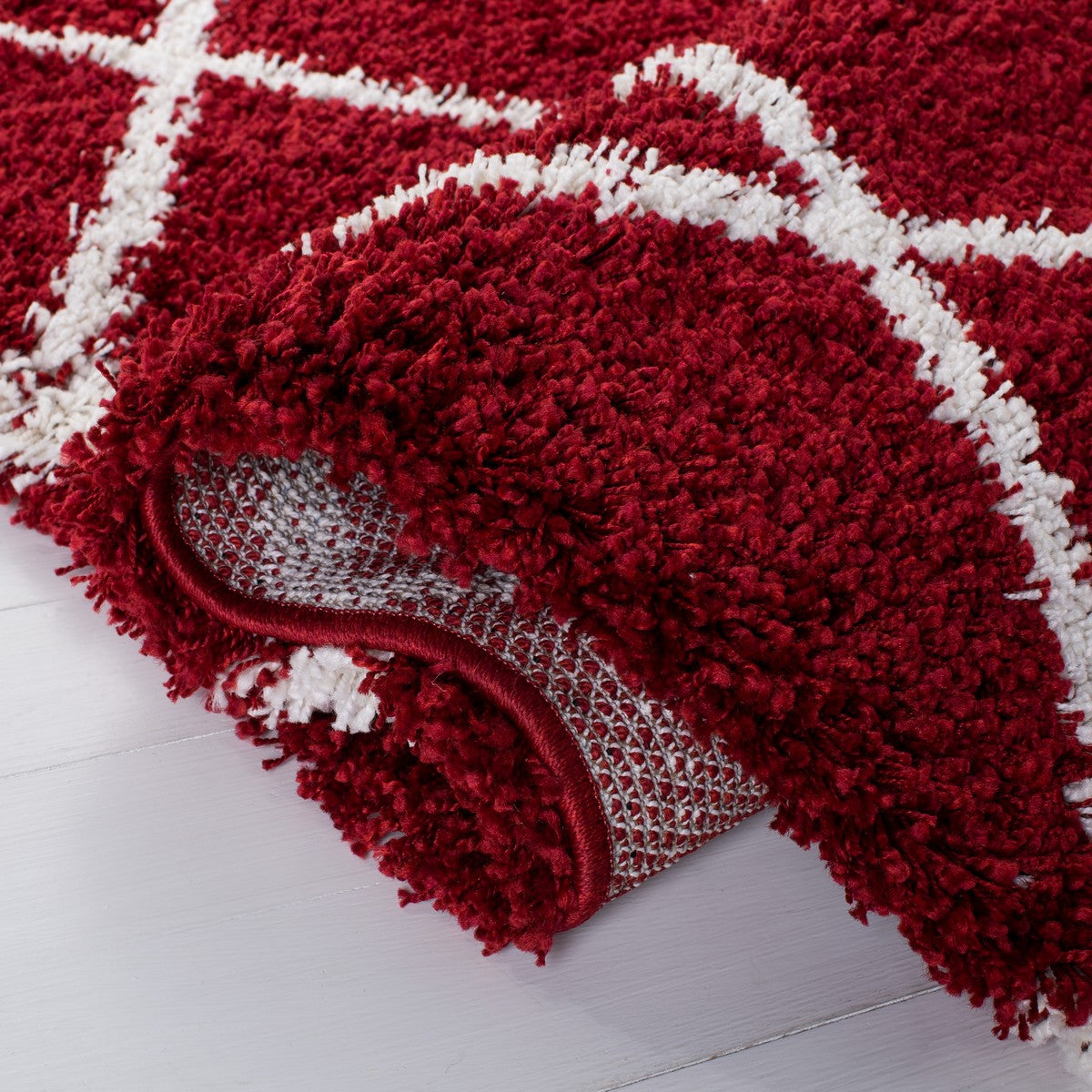 safavieh clearance hudson shag sgh222q red rug
