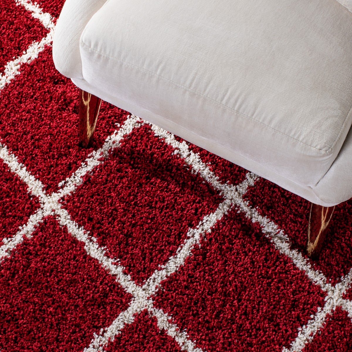 safavieh clearance hudson shag sgh222q red rug