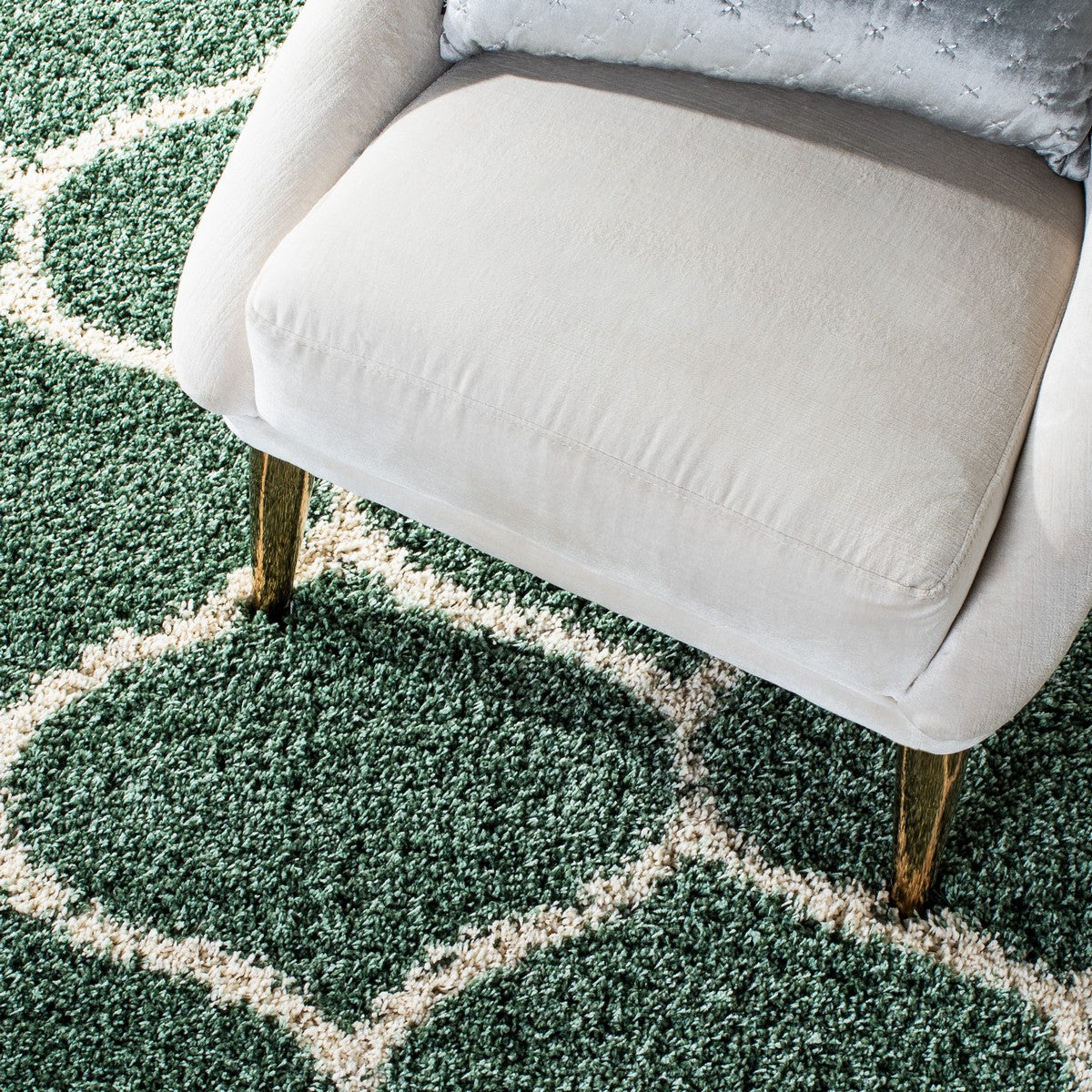safavieh clearance hudson shag sgh280x light green rug