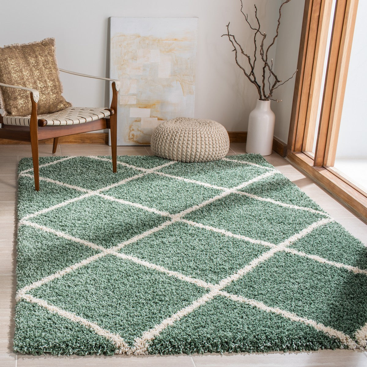 safavieh clearance hudson shag sgh281y green rug